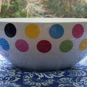 Colorful Polka Dot Bowl